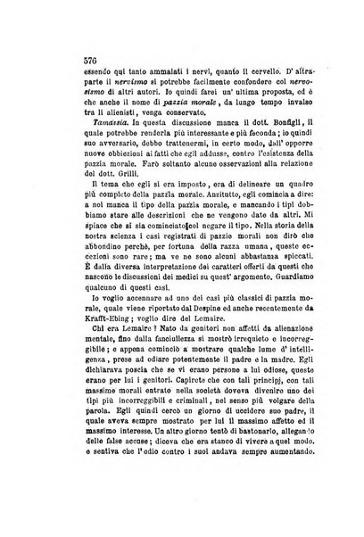 Archivio italiano per le malattie nervose e più particolarmente per le alienazioni mentali organo della Società freniatrica italiana <1874-1891>