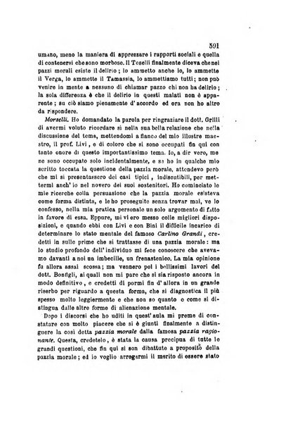 Archivio italiano per le malattie nervose e più particolarmente per le alienazioni mentali organo della Società freniatrica italiana <1874-1891>