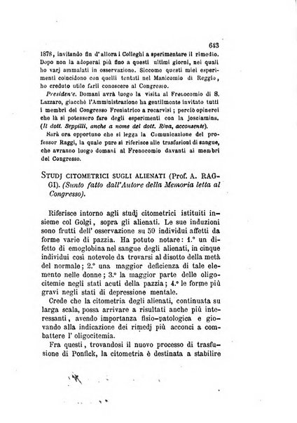 Archivio italiano per le malattie nervose e più particolarmente per le alienazioni mentali organo della Società freniatrica italiana <1874-1891>