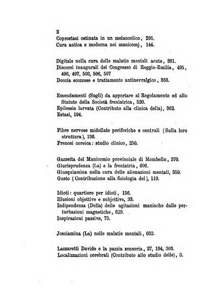 Archivio italiano per le malattie nervose e più particolarmente per le alienazioni mentali organo della Società freniatrica italiana <1874-1891>