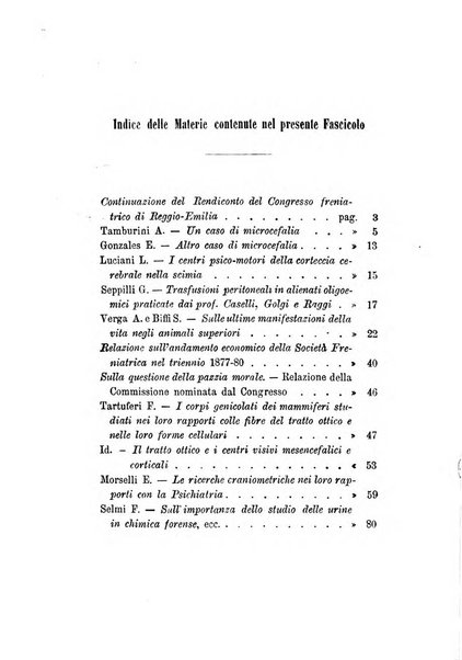 Archivio italiano per le malattie nervose e più particolarmente per le alienazioni mentali organo della Società freniatrica italiana <1874-1891>