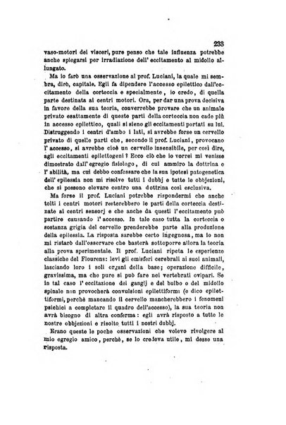 Archivio italiano per le malattie nervose e più particolarmente per le alienazioni mentali organo della Società freniatrica italiana <1874-1891>