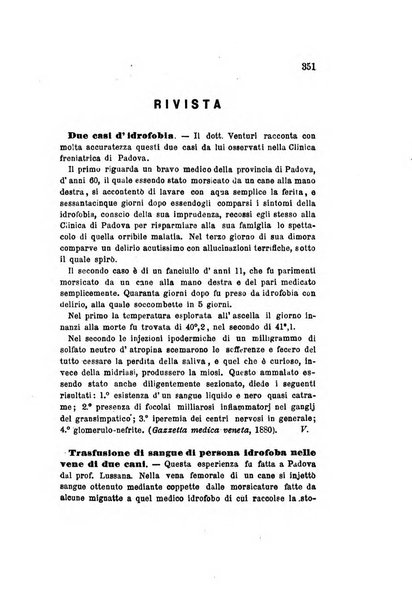 Archivio italiano per le malattie nervose e più particolarmente per le alienazioni mentali organo della Società freniatrica italiana <1874-1891>