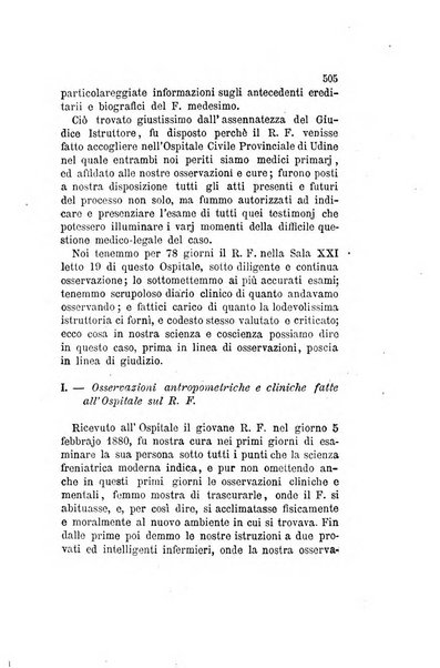 Archivio italiano per le malattie nervose e più particolarmente per le alienazioni mentali organo della Società freniatrica italiana <1874-1891>