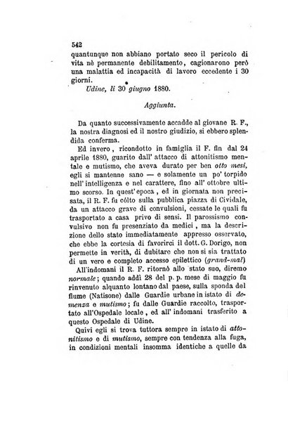 Archivio italiano per le malattie nervose e più particolarmente per le alienazioni mentali organo della Società freniatrica italiana <1874-1891>