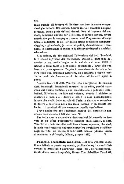 Archivio italiano per le malattie nervose e più particolarmente per le alienazioni mentali organo della Società freniatrica italiana <1874-1891>