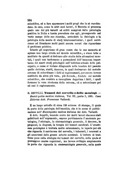 Archivio italiano per le malattie nervose e più particolarmente per le alienazioni mentali organo della Società freniatrica italiana <1874-1891>