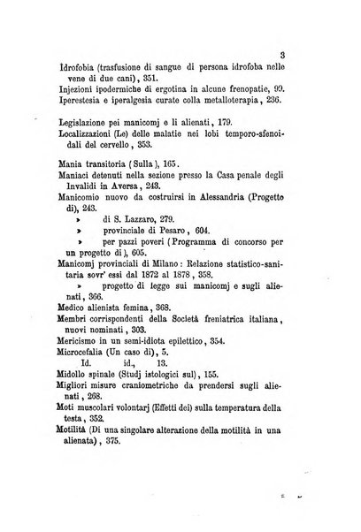 Archivio italiano per le malattie nervose e più particolarmente per le alienazioni mentali organo della Società freniatrica italiana <1874-1891>