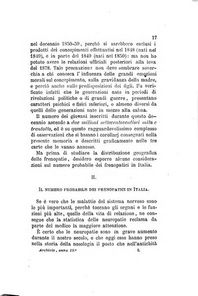 Archivio italiano per le malattie nervose e più particolarmente per le alienazioni mentali organo della Società freniatrica italiana <1874-1891>