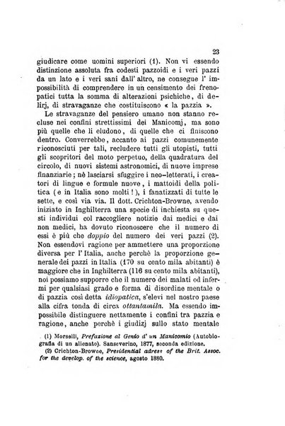 Archivio italiano per le malattie nervose e più particolarmente per le alienazioni mentali organo della Società freniatrica italiana <1874-1891>