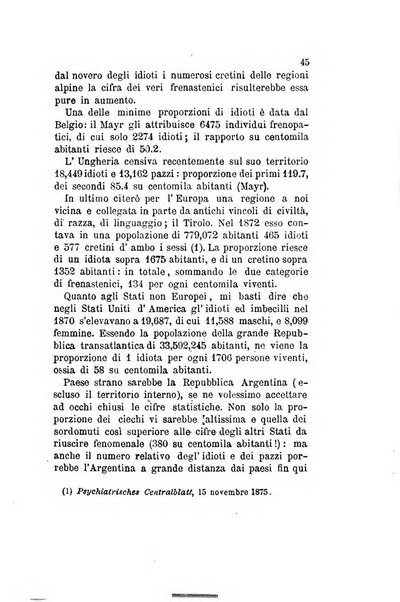 Archivio italiano per le malattie nervose e più particolarmente per le alienazioni mentali organo della Società freniatrica italiana <1874-1891>