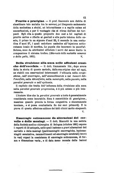 Archivio italiano per le malattie nervose e più particolarmente per le alienazioni mentali organo della Società freniatrica italiana <1874-1891>