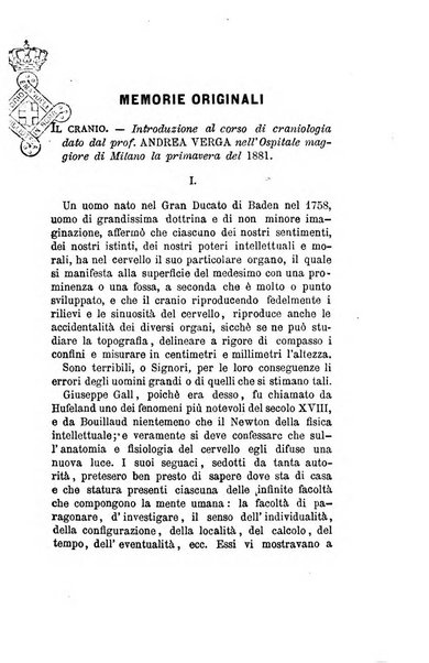 Archivio italiano per le malattie nervose e più particolarmente per le alienazioni mentali organo della Società freniatrica italiana <1874-1891>