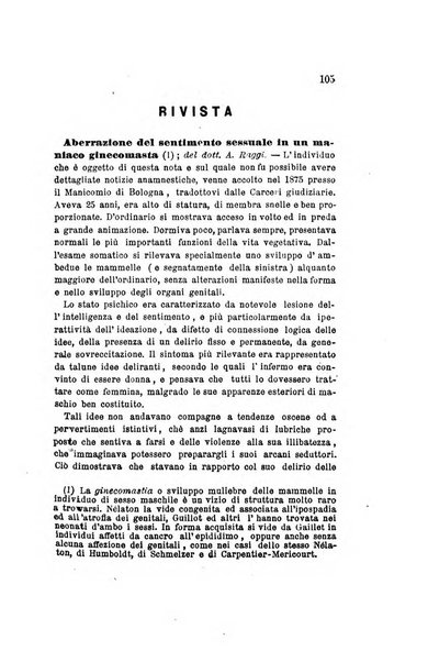 Archivio italiano per le malattie nervose e più particolarmente per le alienazioni mentali organo della Società freniatrica italiana <1874-1891>