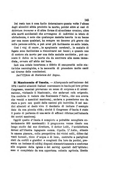 Archivio italiano per le malattie nervose e più particolarmente per le alienazioni mentali organo della Società freniatrica italiana <1874-1891>