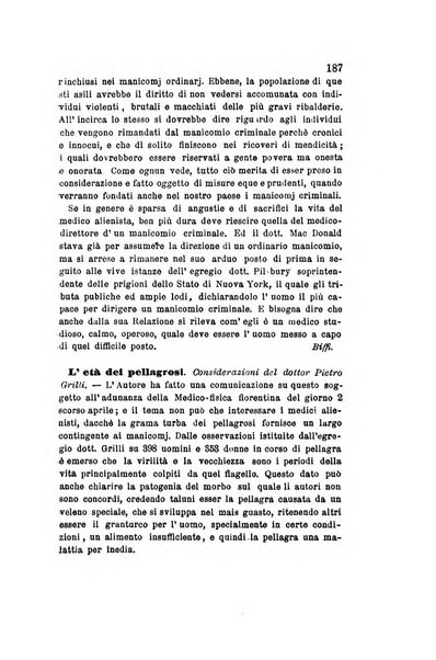 Archivio italiano per le malattie nervose e più particolarmente per le alienazioni mentali organo della Società freniatrica italiana <1874-1891>