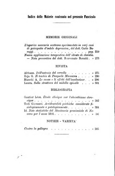 Archivio italiano per le malattie nervose e più particolarmente per le alienazioni mentali organo della Società freniatrica italiana <1874-1891>