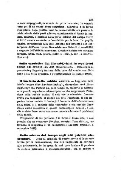 Archivio italiano per le malattie nervose e più particolarmente per le alienazioni mentali organo della Società freniatrica italiana <1874-1891>