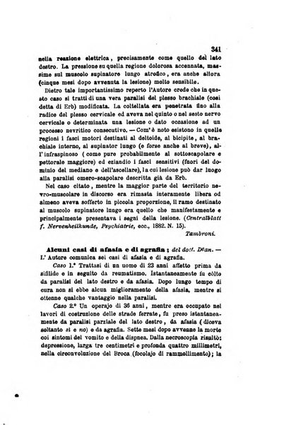 Archivio italiano per le malattie nervose e più particolarmente per le alienazioni mentali organo della Società freniatrica italiana <1874-1891>