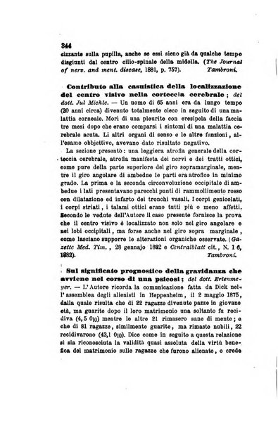 Archivio italiano per le malattie nervose e più particolarmente per le alienazioni mentali organo della Società freniatrica italiana <1874-1891>