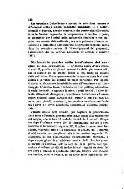 Archivio italiano per le malattie nervose e più particolarmente per le alienazioni mentali organo della Società freniatrica italiana <1874-1891>