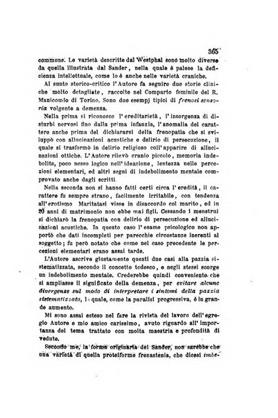 Archivio italiano per le malattie nervose e più particolarmente per le alienazioni mentali organo della Società freniatrica italiana <1874-1891>