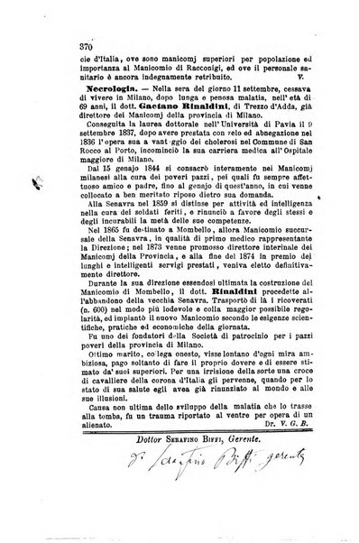 Archivio italiano per le malattie nervose e più particolarmente per le alienazioni mentali organo della Società freniatrica italiana <1874-1891>