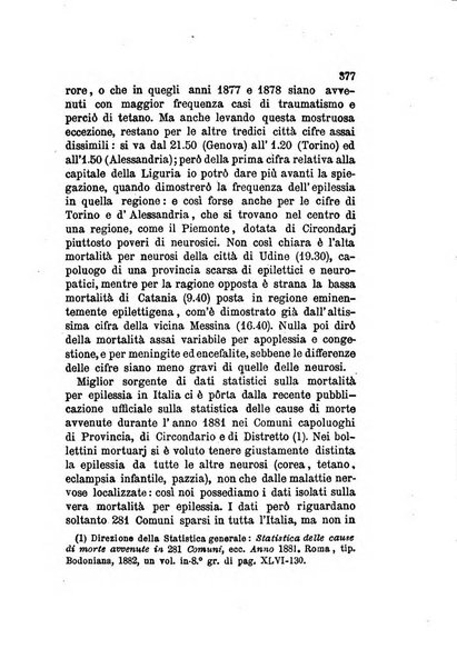 Archivio italiano per le malattie nervose e più particolarmente per le alienazioni mentali organo della Società freniatrica italiana <1874-1891>