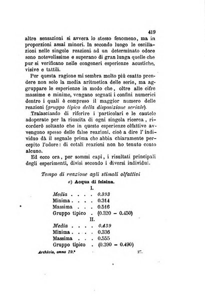 Archivio italiano per le malattie nervose e più particolarmente per le alienazioni mentali organo della Società freniatrica italiana <1874-1891>