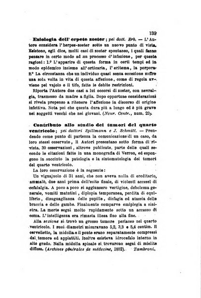 Archivio italiano per le malattie nervose e più particolarmente per le alienazioni mentali organo della Società freniatrica italiana <1874-1891>