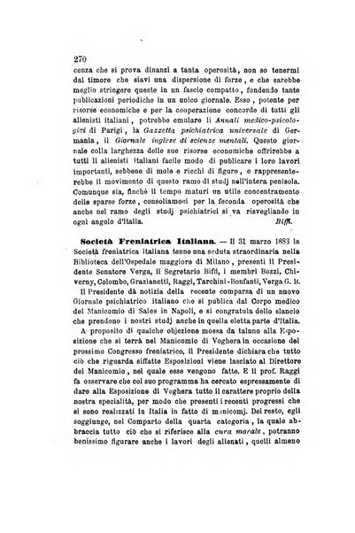 Archivio italiano per le malattie nervose e più particolarmente per le alienazioni mentali organo della Società freniatrica italiana <1874-1891>