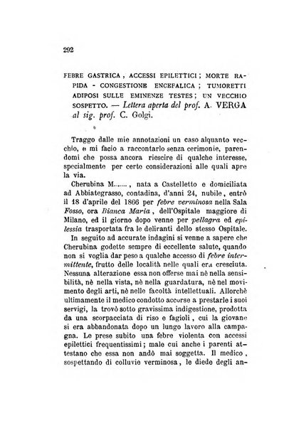 Archivio italiano per le malattie nervose e più particolarmente per le alienazioni mentali organo della Società freniatrica italiana <1874-1891>