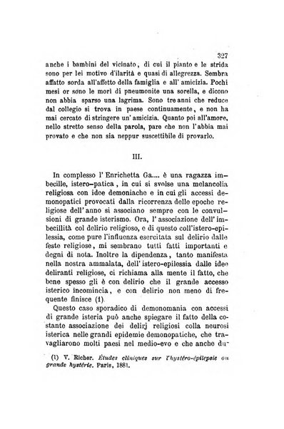 Archivio italiano per le malattie nervose e più particolarmente per le alienazioni mentali organo della Società freniatrica italiana <1874-1891>