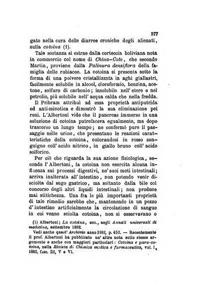 Archivio italiano per le malattie nervose e più particolarmente per le alienazioni mentali organo della Società freniatrica italiana <1874-1891>