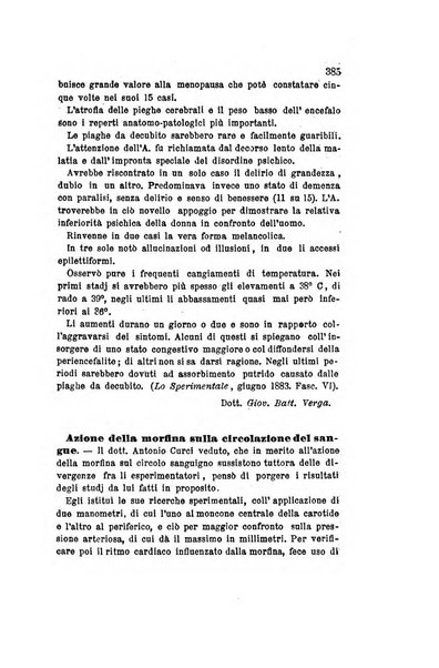 Archivio italiano per le malattie nervose e più particolarmente per le alienazioni mentali organo della Società freniatrica italiana <1874-1891>