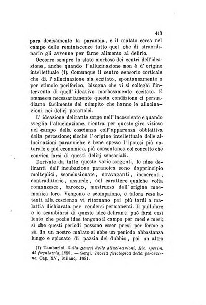 Archivio italiano per le malattie nervose e più particolarmente per le alienazioni mentali organo della Società freniatrica italiana <1874-1891>