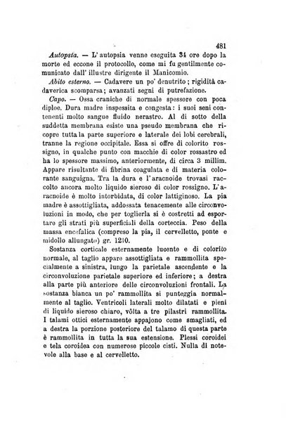 Archivio italiano per le malattie nervose e più particolarmente per le alienazioni mentali organo della Società freniatrica italiana <1874-1891>