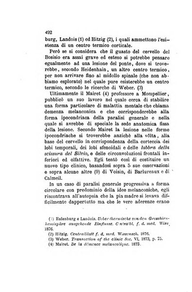 Archivio italiano per le malattie nervose e più particolarmente per le alienazioni mentali organo della Società freniatrica italiana <1874-1891>