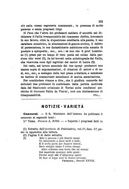 Archivio italiano per le malattie nervose e più particolarmente per le alienazioni mentali organo della Società freniatrica italiana <1874-1891>