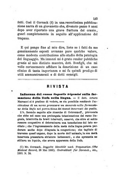 Archivio italiano per le malattie nervose e più particolarmente per le alienazioni mentali organo della Società freniatrica italiana <1874-1891>