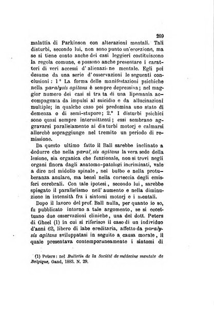 Archivio italiano per le malattie nervose e più particolarmente per le alienazioni mentali organo della Società freniatrica italiana <1874-1891>