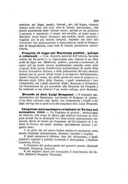 Archivio italiano per le malattie nervose e più particolarmente per le alienazioni mentali organo della Società freniatrica italiana <1874-1891>