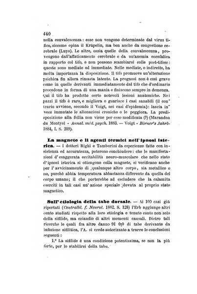 Archivio italiano per le malattie nervose e più particolarmente per le alienazioni mentali organo della Società freniatrica italiana <1874-1891>