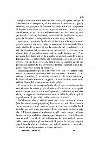 Archivio italiano per le malattie nervose e più particolarmente per le alienazioni mentali organo della Società freniatrica italiana <1874-1891>