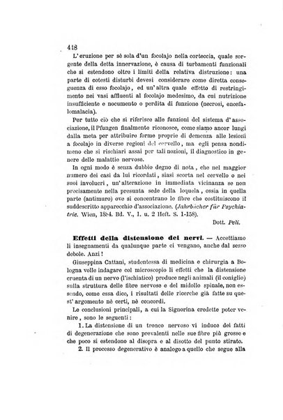 Archivio italiano per le malattie nervose e più particolarmente per le alienazioni mentali organo della Società freniatrica italiana <1874-1891>