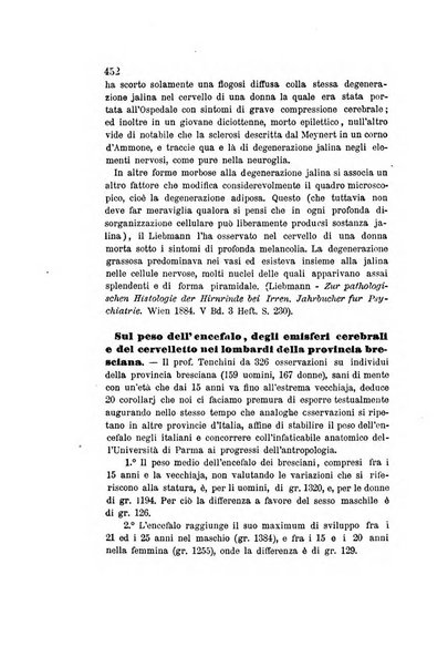 Archivio italiano per le malattie nervose e più particolarmente per le alienazioni mentali organo della Società freniatrica italiana <1874-1891>