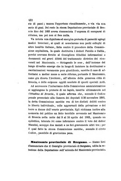 Archivio italiano per le malattie nervose e più particolarmente per le alienazioni mentali organo della Società freniatrica italiana <1874-1891>