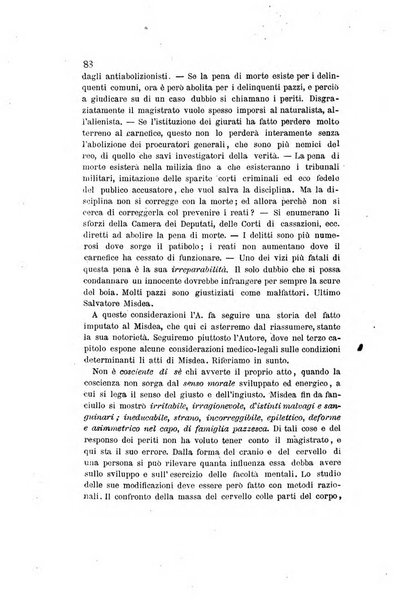 Archivio italiano per le malattie nervose e più particolarmente per le alienazioni mentali organo della Società freniatrica italiana <1874-1891>