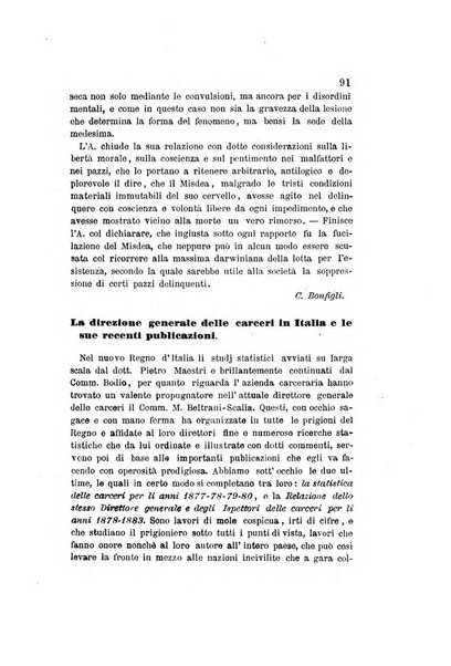 Archivio italiano per le malattie nervose e più particolarmente per le alienazioni mentali organo della Società freniatrica italiana <1874-1891>