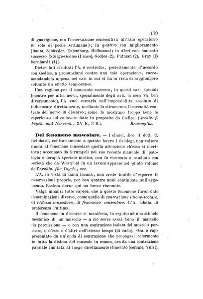 Archivio italiano per le malattie nervose e più particolarmente per le alienazioni mentali organo della Società freniatrica italiana <1874-1891>